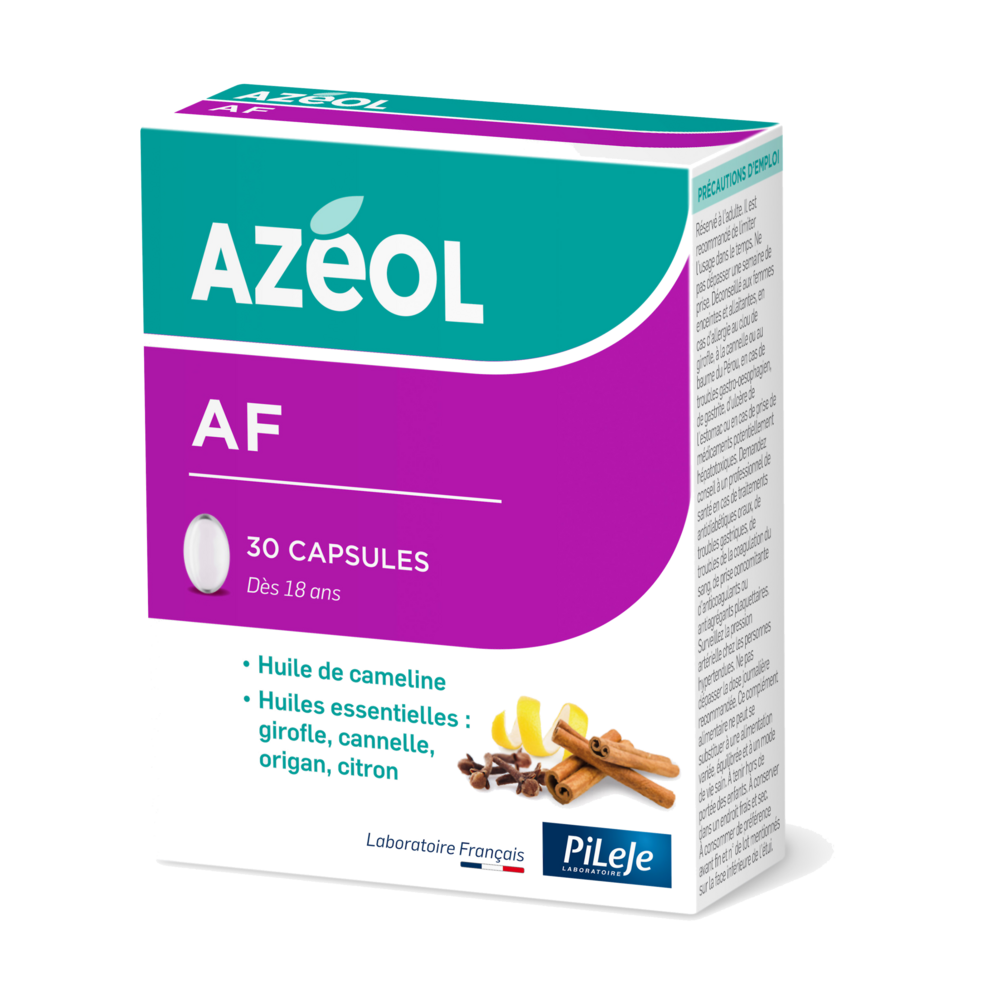 Pileje Azeol AF 30 cápsulas