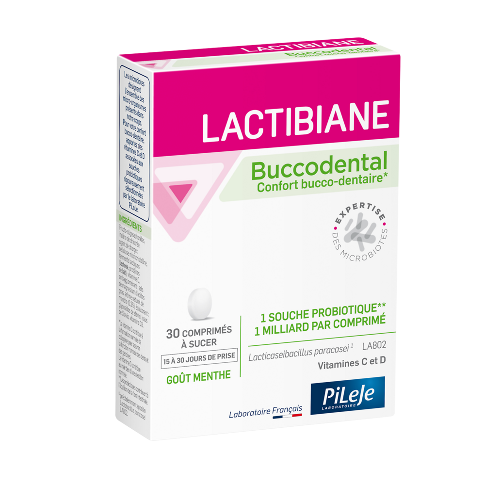 Pileje Lactibiane Bucodental 30 comprimidos