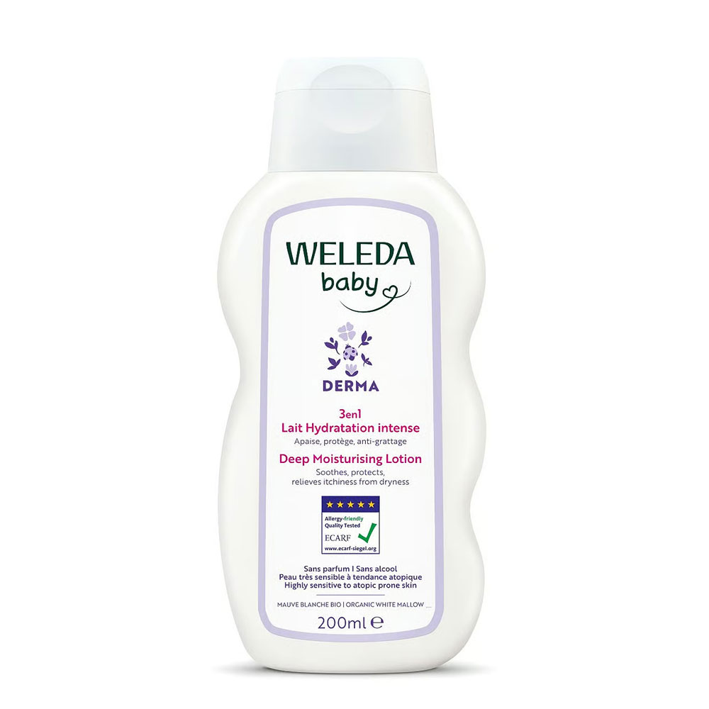 Weleda Derma Leche hidratación intensa 3 en 1 200 ml