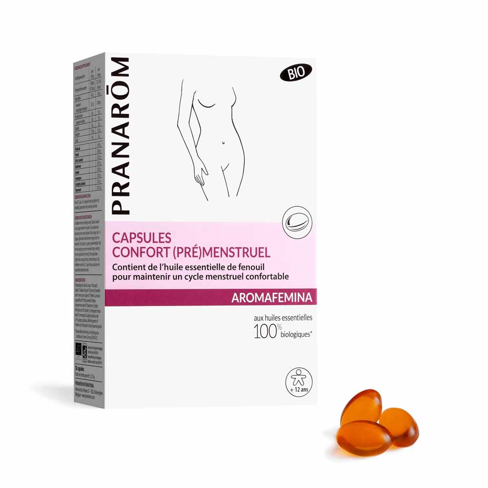 Pranarôm Aromafemina Confort Premenstrual Bio 30 Capsulas Aromafemina