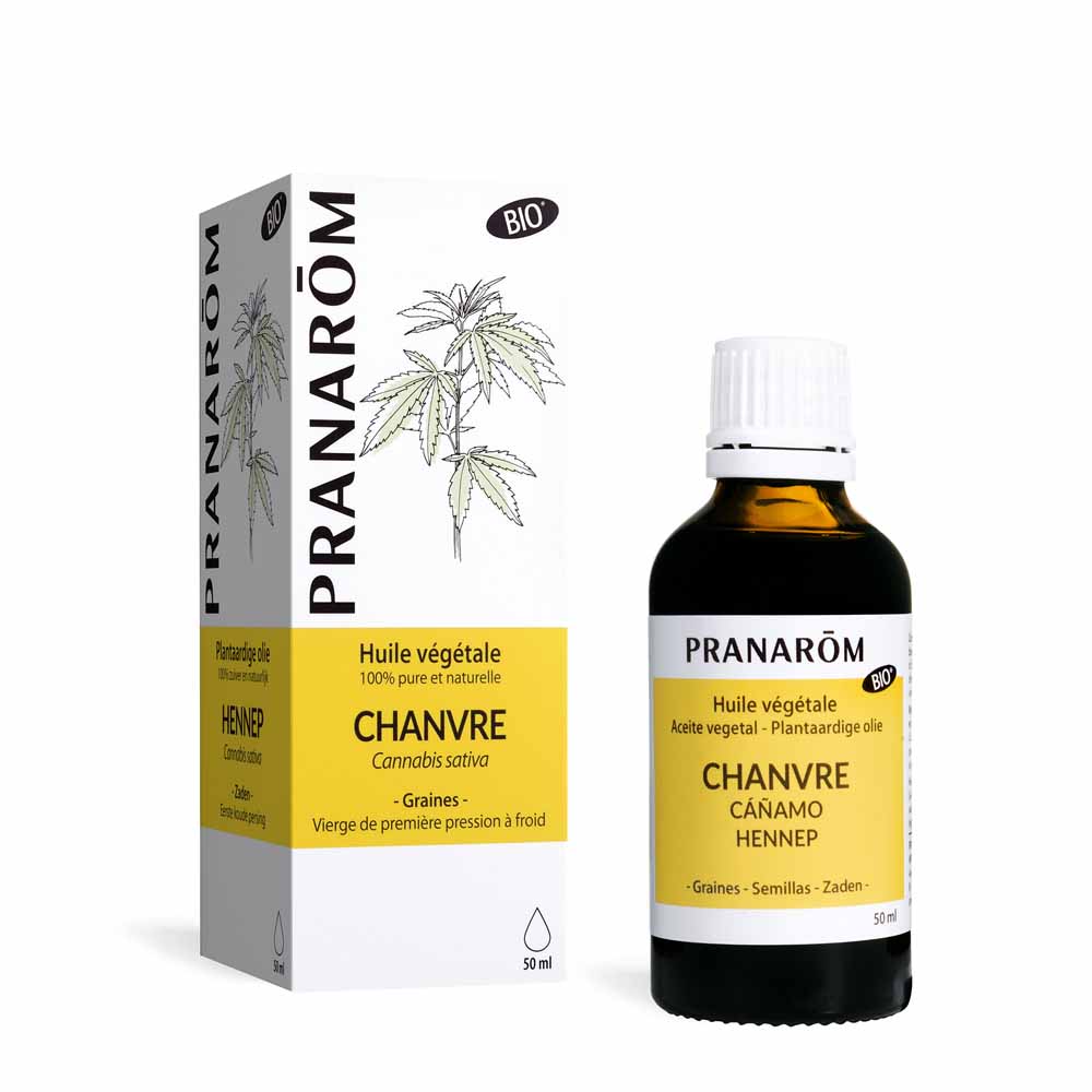 Pranarôm Aceites Vegetales Aceite vegetal de cáñamo bio 50 ml