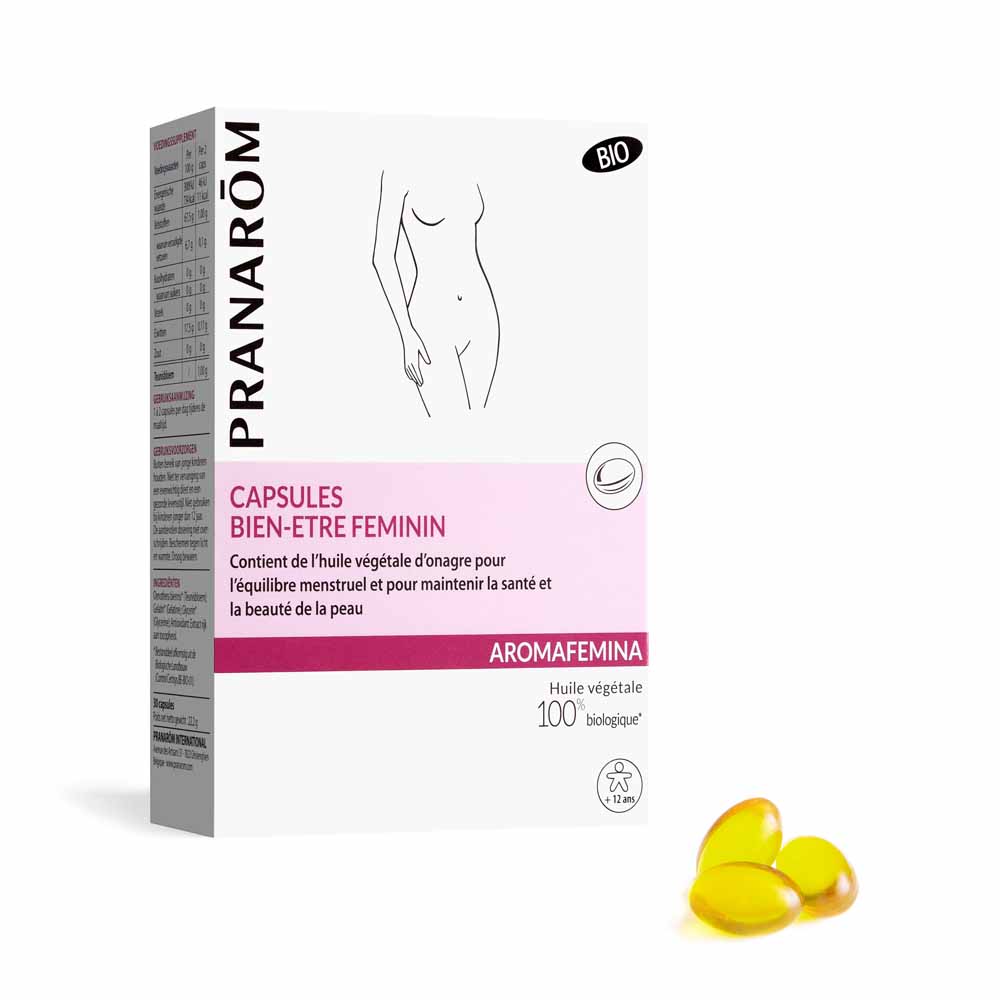 Pranarôm Aromafemina Bienestar Femenino Onagra Bio 30 Capsulas Aromafemina
