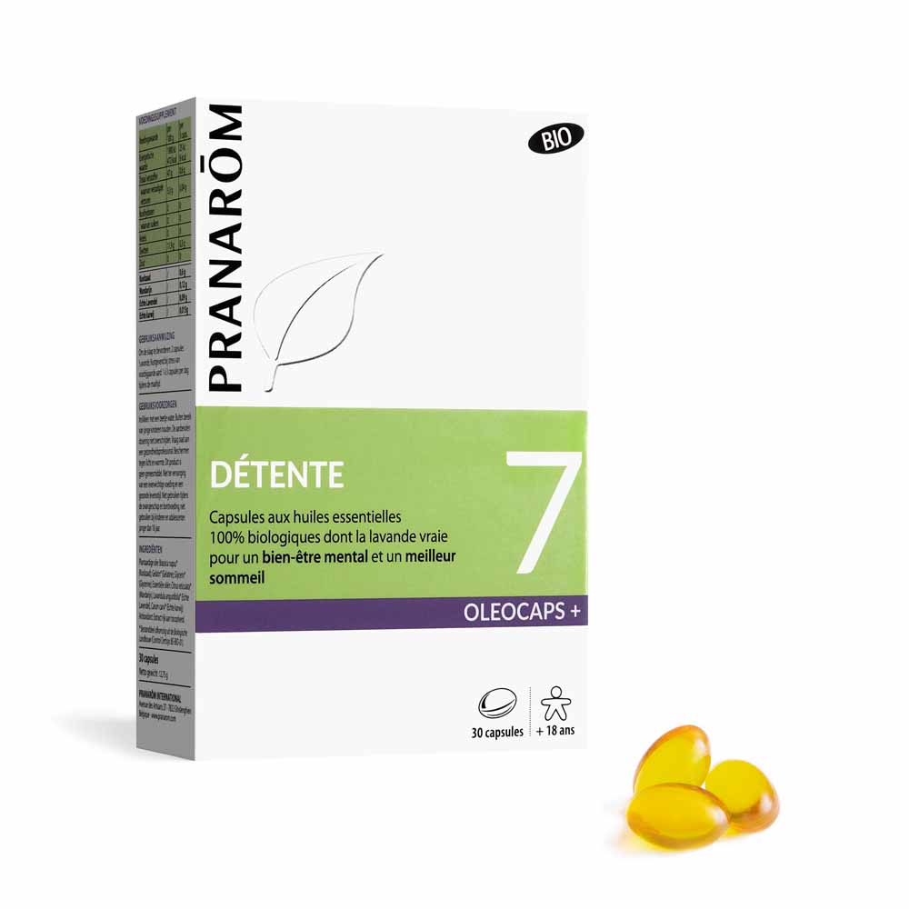 Pranarôm Oléocaps Nº7 Relajación y Sueño Bio 30 Cápsulas