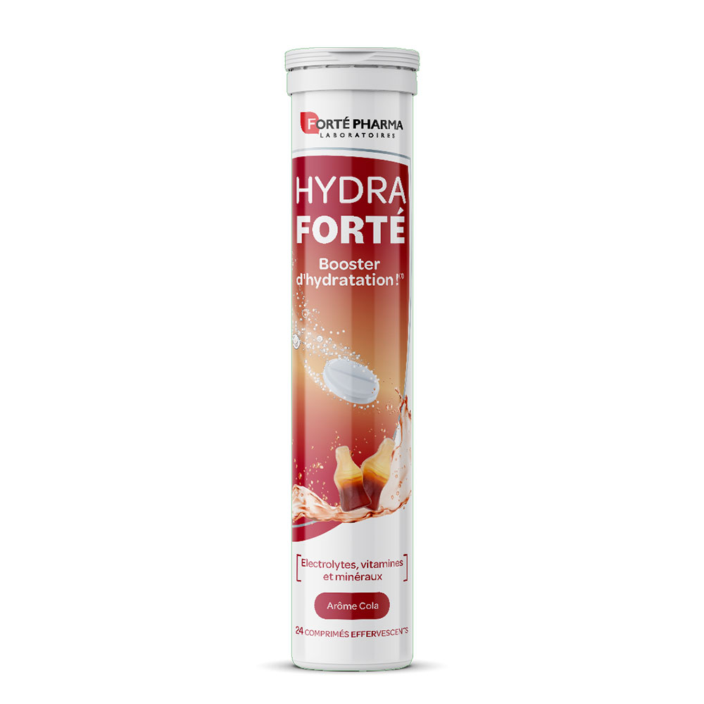 Forté Pharma Hydra Forté Refuerzo de hidratación sabor cola 24 comprimidos efervescentes