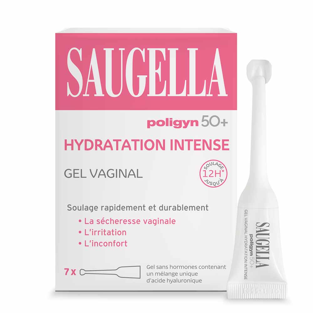 Saugella Poligyn Gel vaginal hidratación intensa 50+ 7 x 4