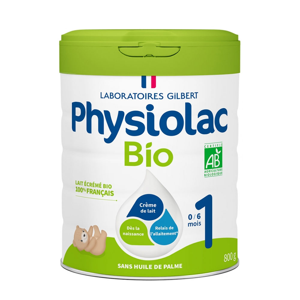 Physiolac Leche ecológica en polvo 1 Para bebés de 0 a 6 meses