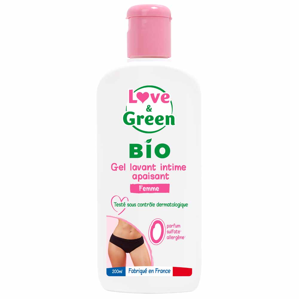 Love&Green Gel limpiador íntimo calmante 200 ml