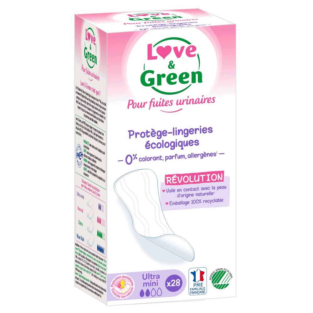 Love&Green Debilidad vesical 28 Slip Ultra-mini