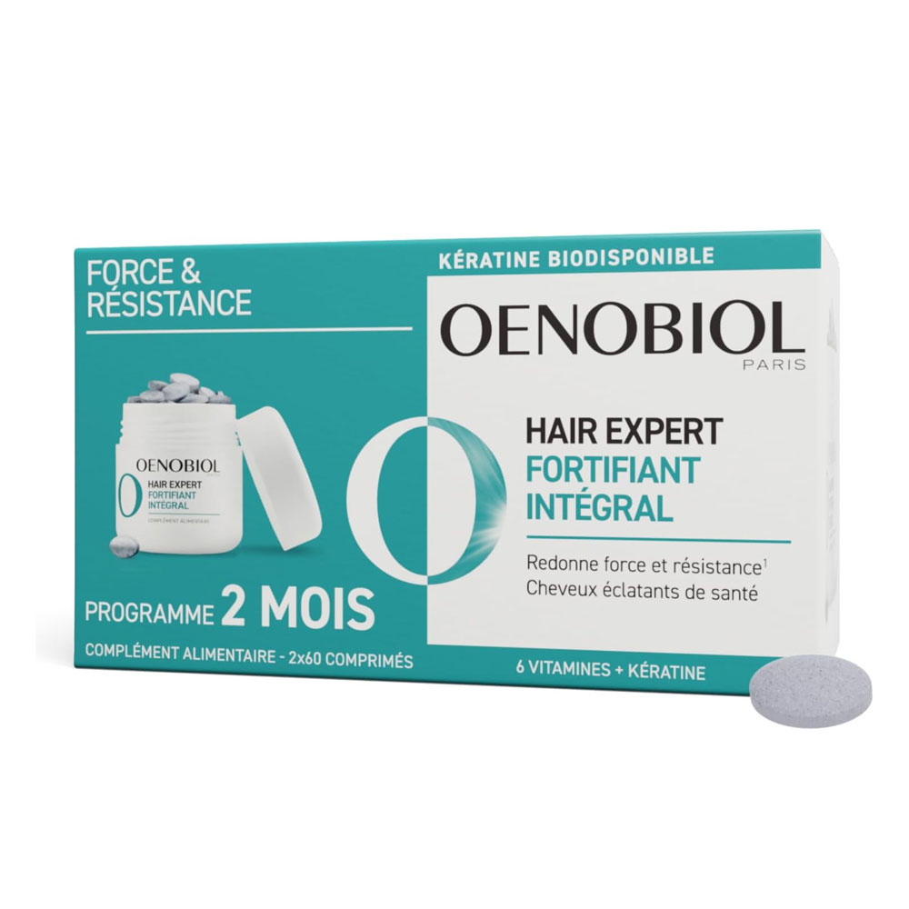 Oenobiol Hair Expert Fortificante integral cabello y uñas 2 x 60 cápsulas