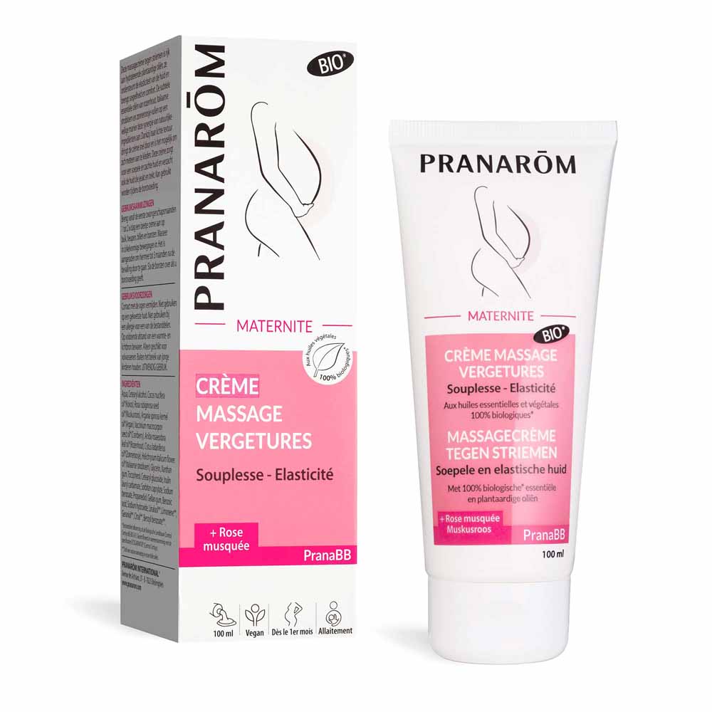 Pranarôm Pranabb Crema de Masaje Antiestrías Flexibilidad y elasticidad 100 ml