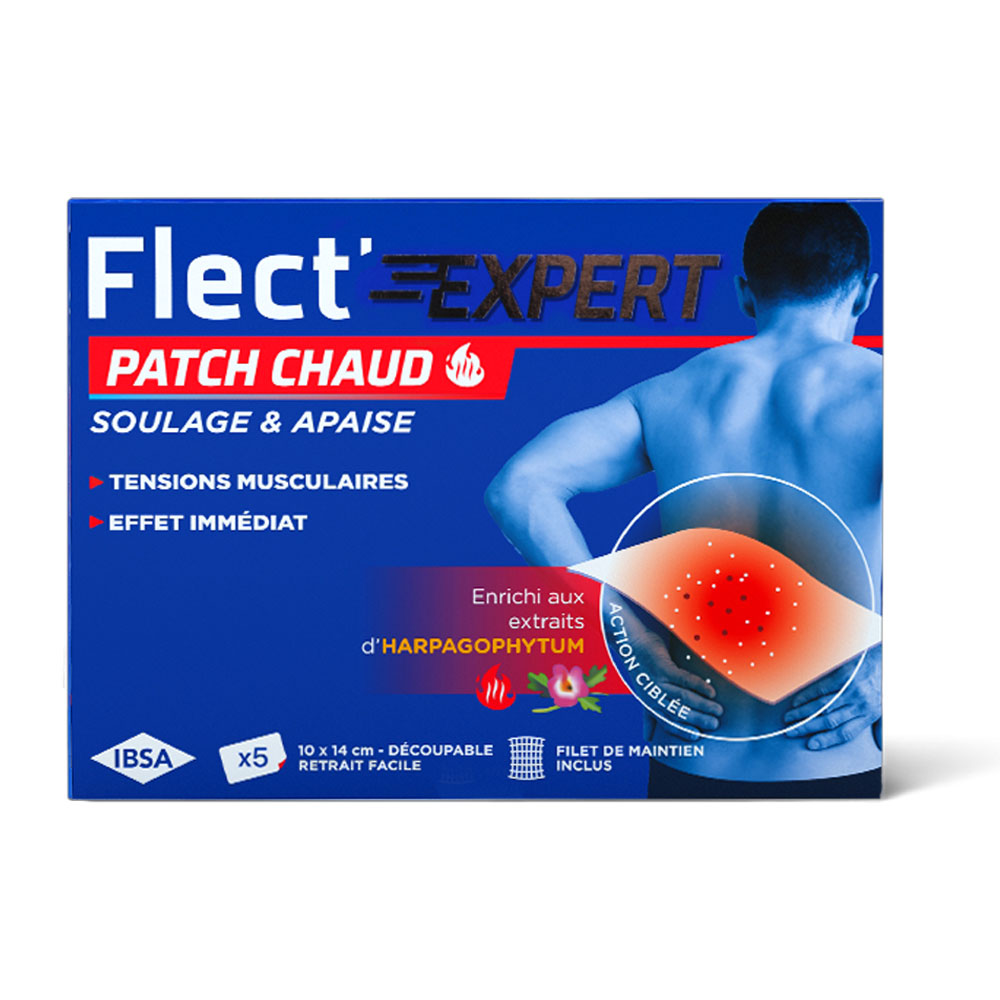 IBSA Flect'Expert Parche Harpagophytum 10x14 cm x 5