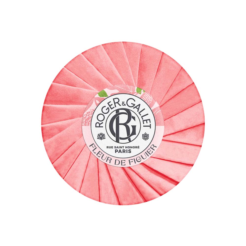 Roger & Gallet Fleur De Figuier Jabón redondo bienestar base vegetal 100g