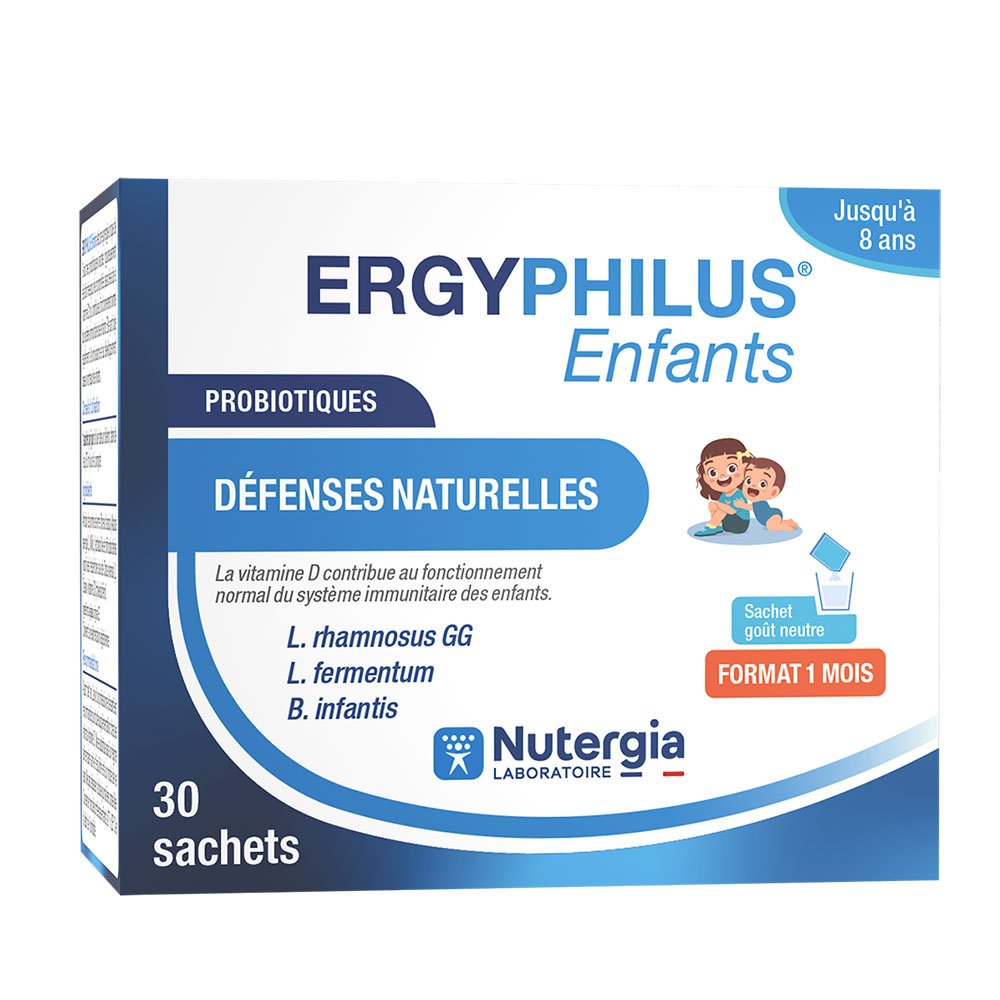 Nutergia Ergyphilus Probióticos infantiles para las defensas naturales 30 sobres