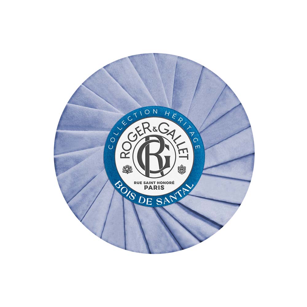 Roger & Gallet Bois de Santal Jabón redondo bienestar base vegetal 100g