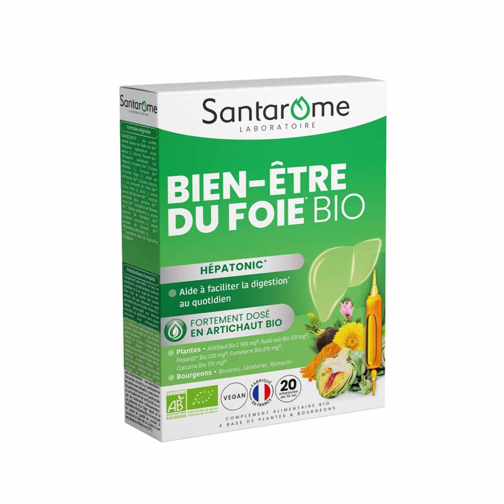 Santarome Bienestar del Hígado Bio Digestion & Transit 20 Ampollas
