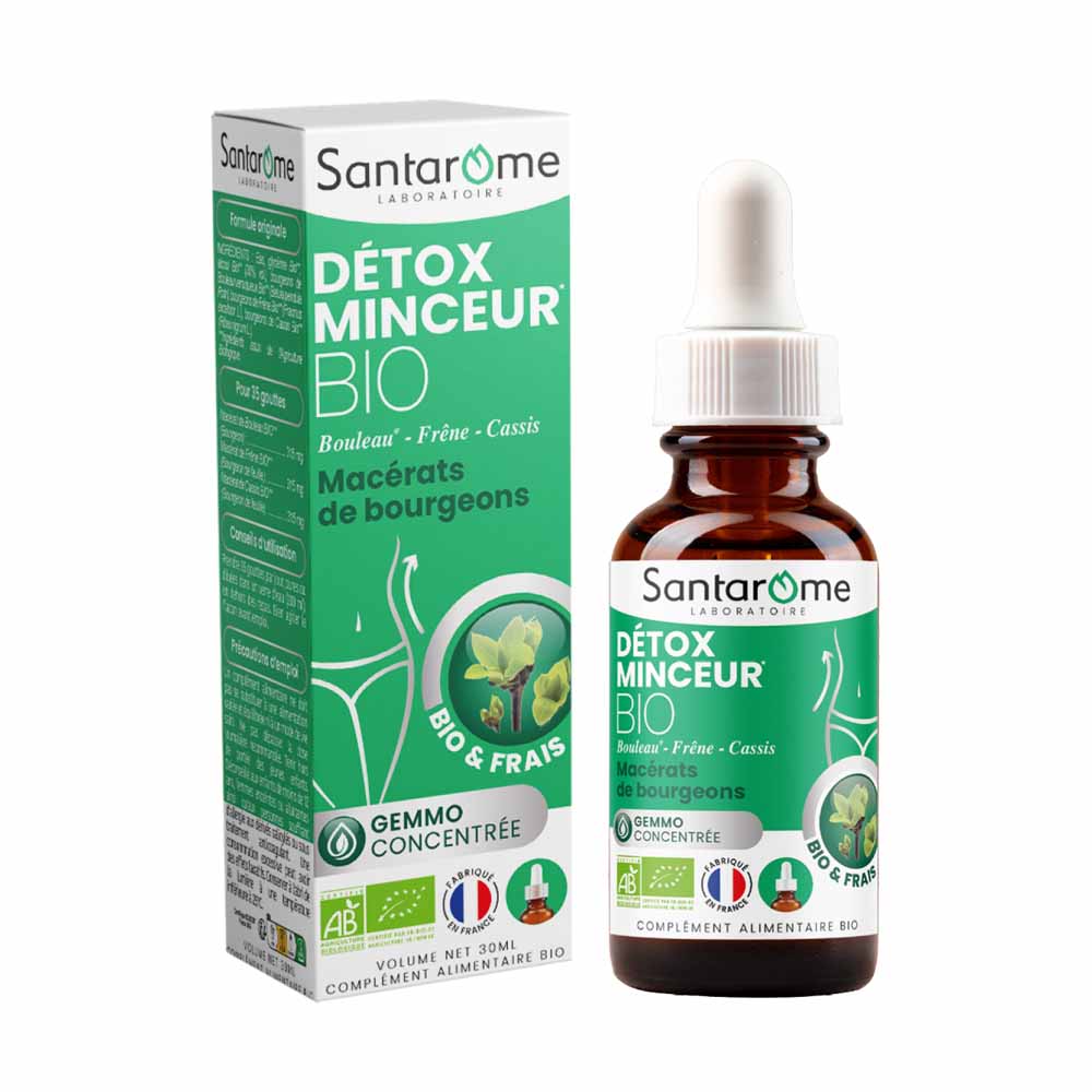Santarome Gemmo Detox Pérdida De Peso Bio Gémmothérapie 30ml