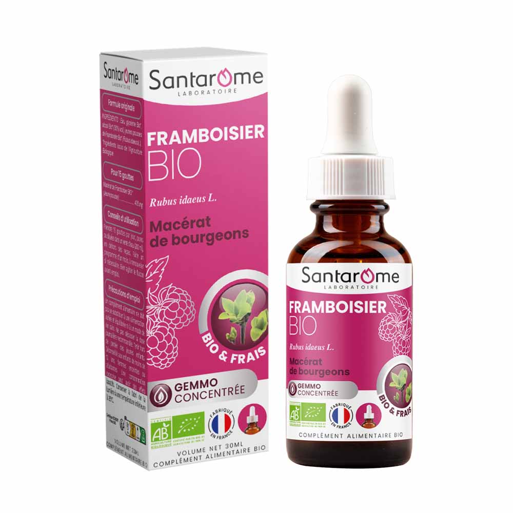 Santarome Gemmo Frambuesa ecológica Gémmothérapie 30 ml