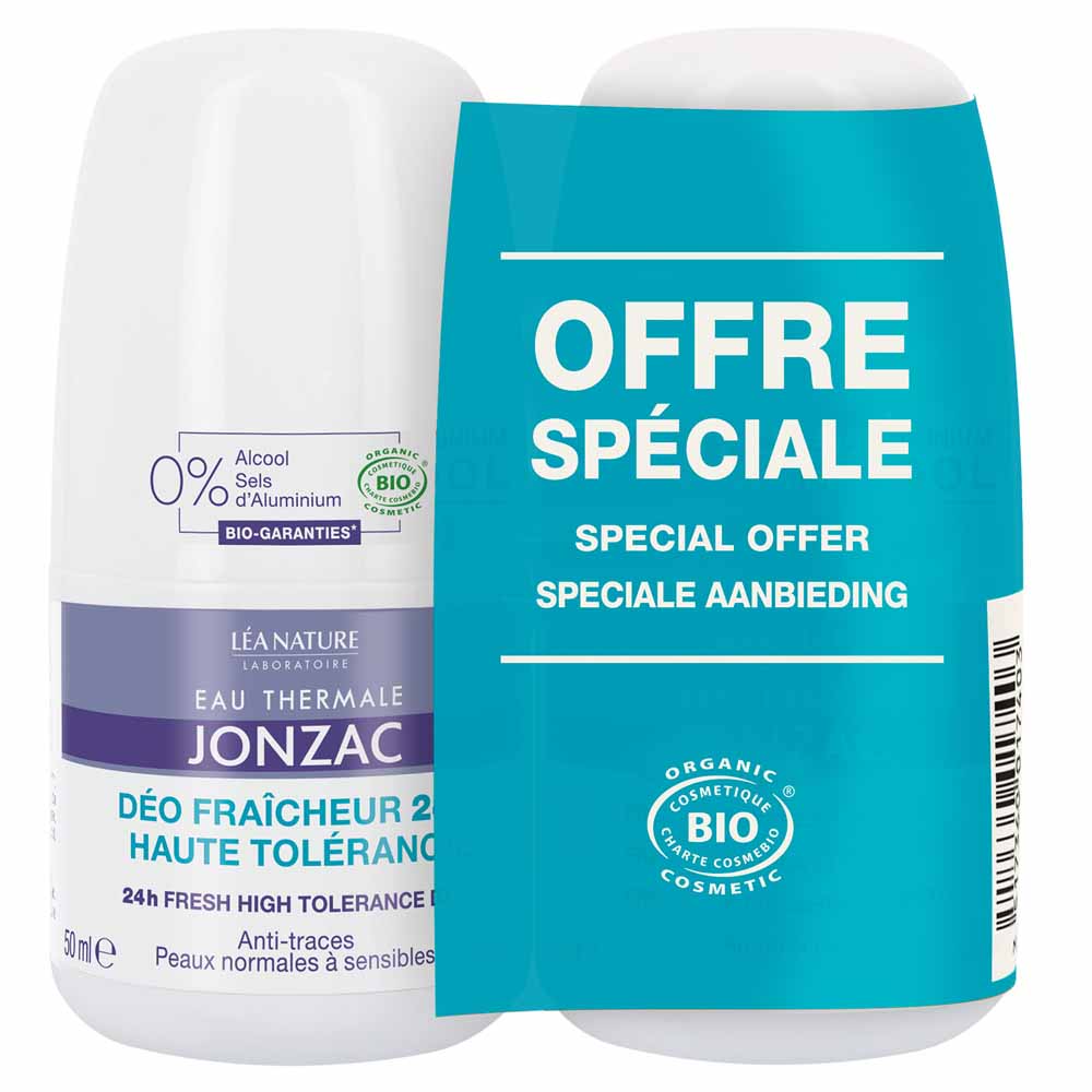 Eau thermale Jonzac Desodorante frescor 24h alta tolerancia 2x50ml