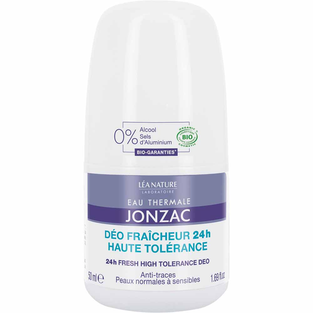 Eau thermale Jonzac Desodorante frescor alta tolerancia 24h roll-on bio 50 ml