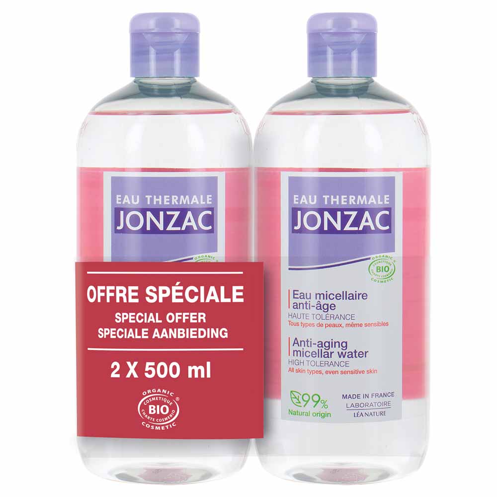 Eau thermale Jonzac Sublimactive Agua micelar antiedad bio Sublimactive 2x500ml