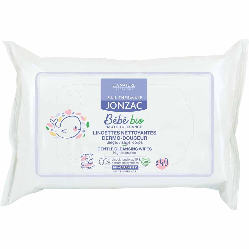 Eau thermale Jonzac Bebé Toallitas limpiadoras dermo-suavidad bio bebé 200 g