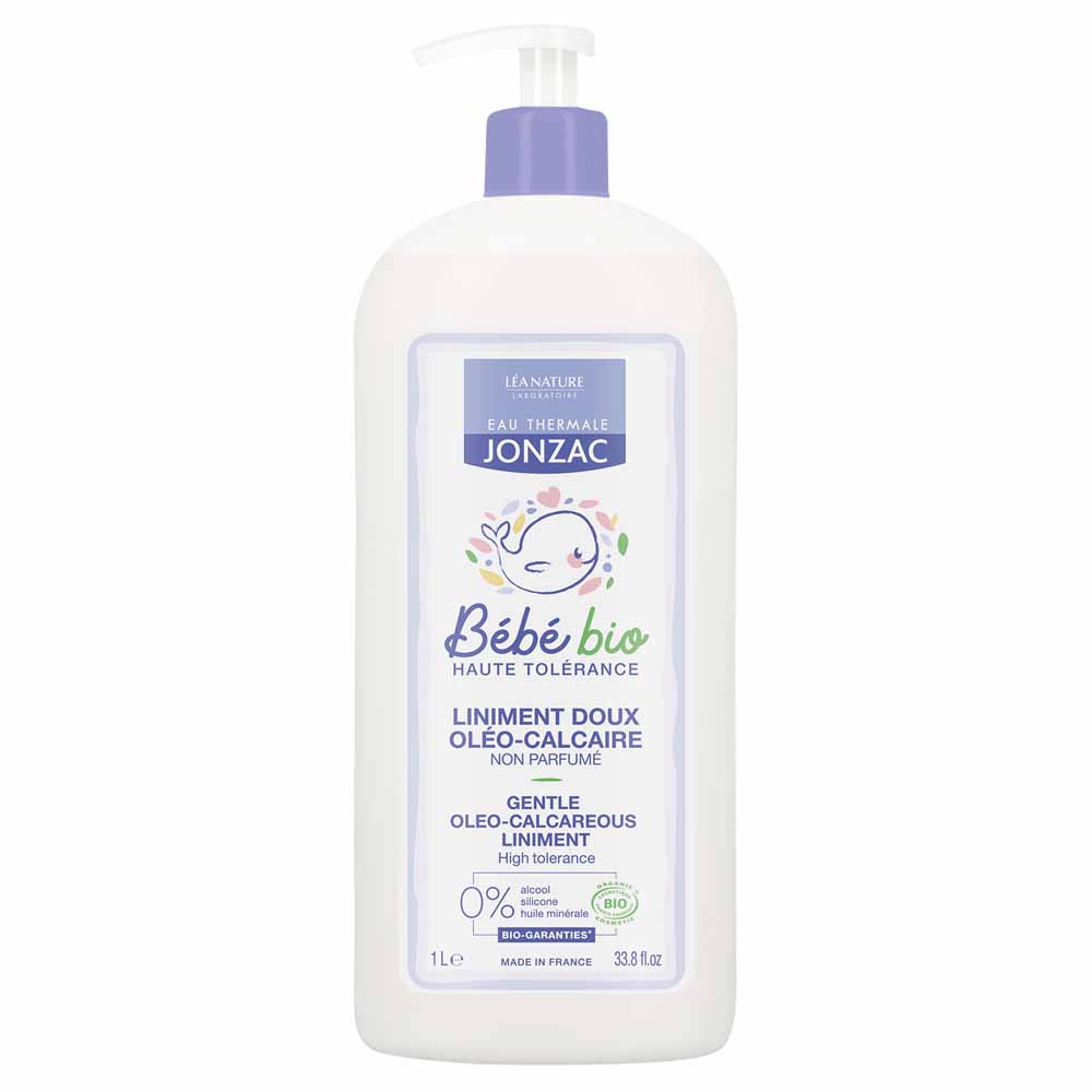 Eau thermale Jonzac Bebé Liniment suave oleocalcáreo especial culpa bio bebé 1l