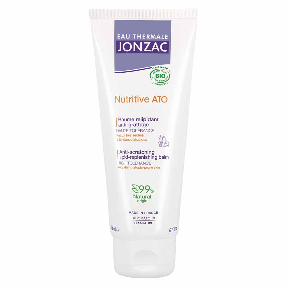 Eau thermale Jonzac Nutritive ATO+ Bálsamo relipidante intenso piel muy seca con tendencia atópica 200 ml