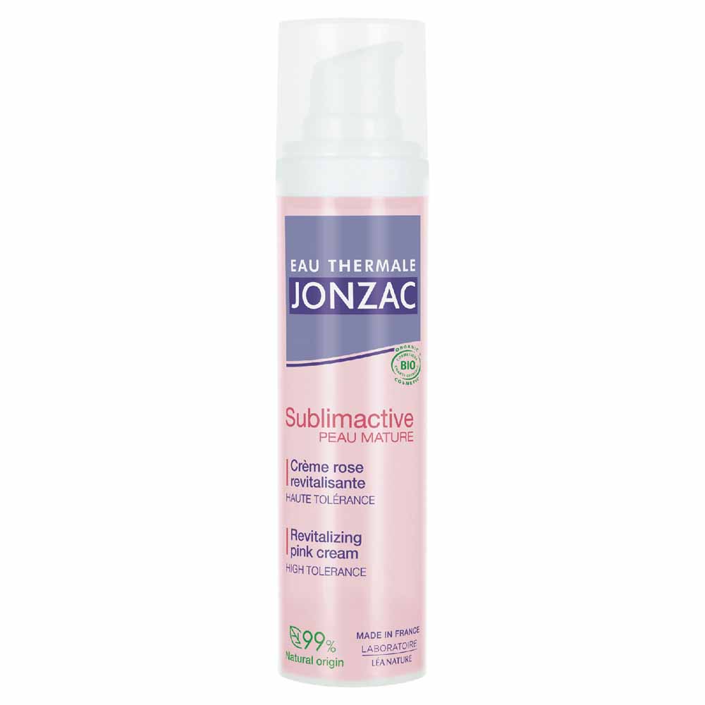 Eau thermale Jonzac Sublimatrice piel madura Crema rosa revitalizante bio 40 ml
