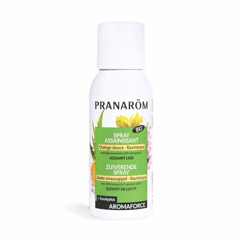 Pranarôm Aromaforce Spray Saneamiento Naranja Dulce - Ravintsara Bio 75 ml