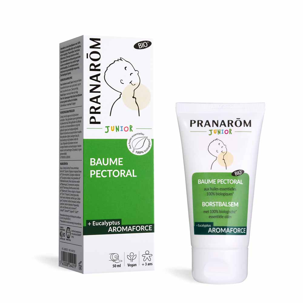 Pranarôm Aromaforce Bálsamo pectoral ecológico Junior 50 ml