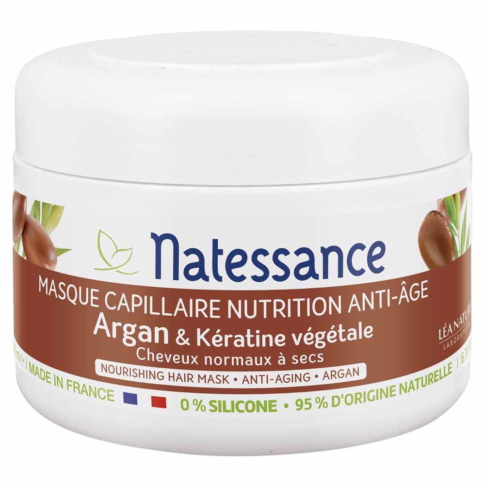 Natessance Capilar Mascarilla con queratina vegetal 200 ml