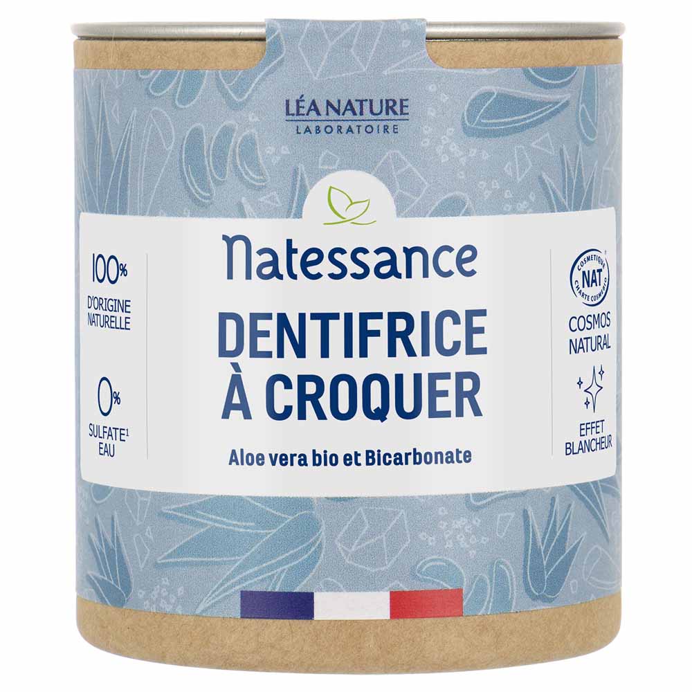 Natessance Pasta de dientes masticable blanqueadora 52 g