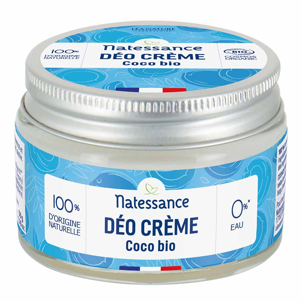Natessance Desodorante en crema de coco bio 50g