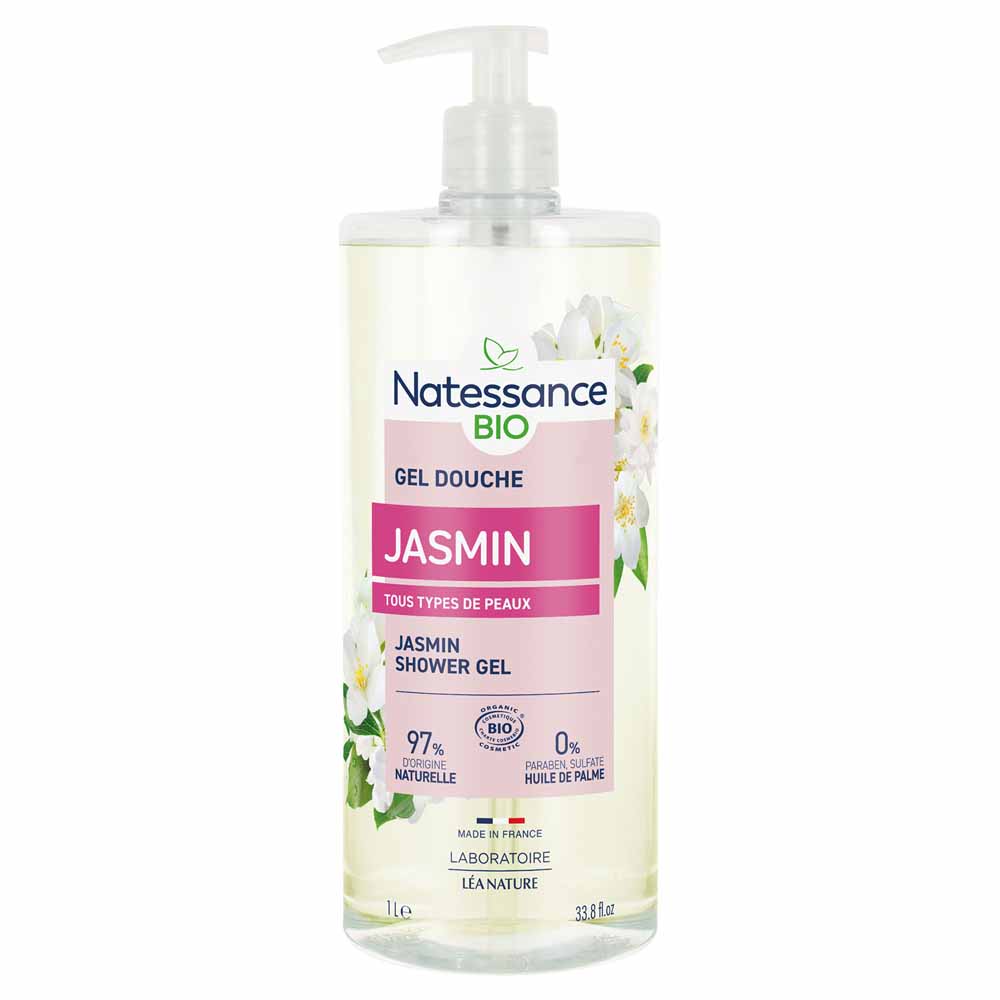 Natessance Ducha Gel de ducha jazmín floral bio 1 L