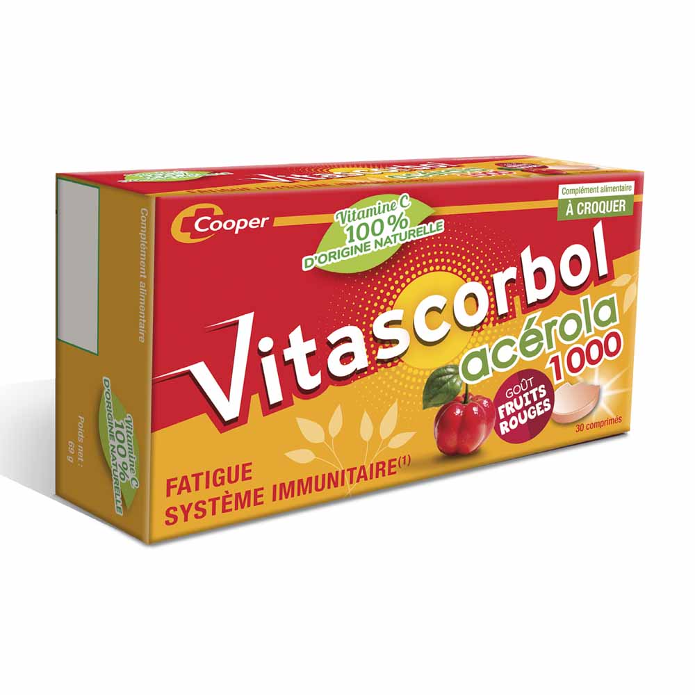 Vitascorbol Acérola fatiga 30 comprimidos