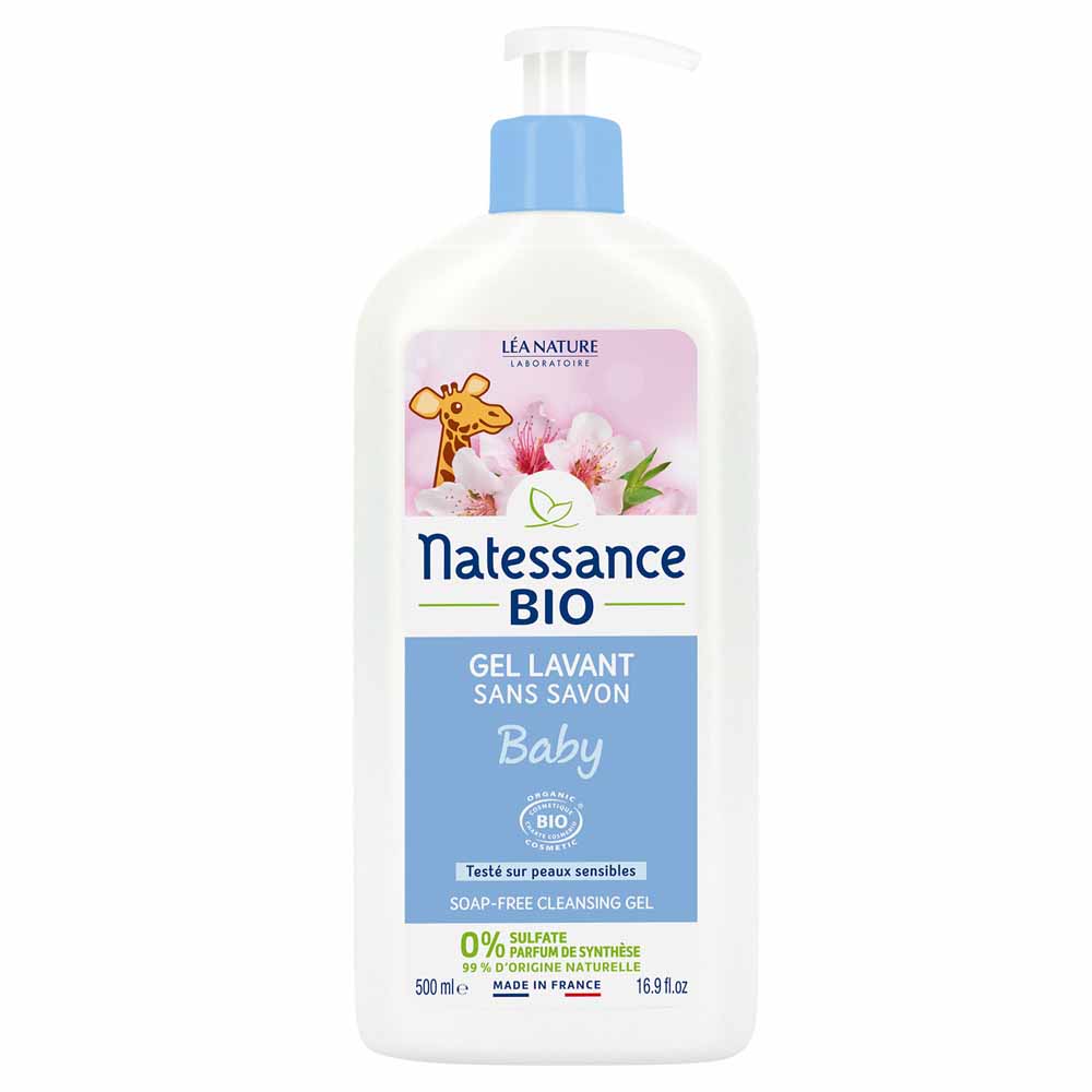 Natessance Bebe Gel limpiador sin jabón bio 500 ml