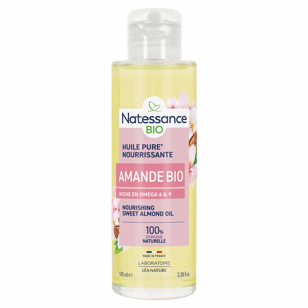 Natessance Aceite de almendras dulces bio aceite puro 100 ml