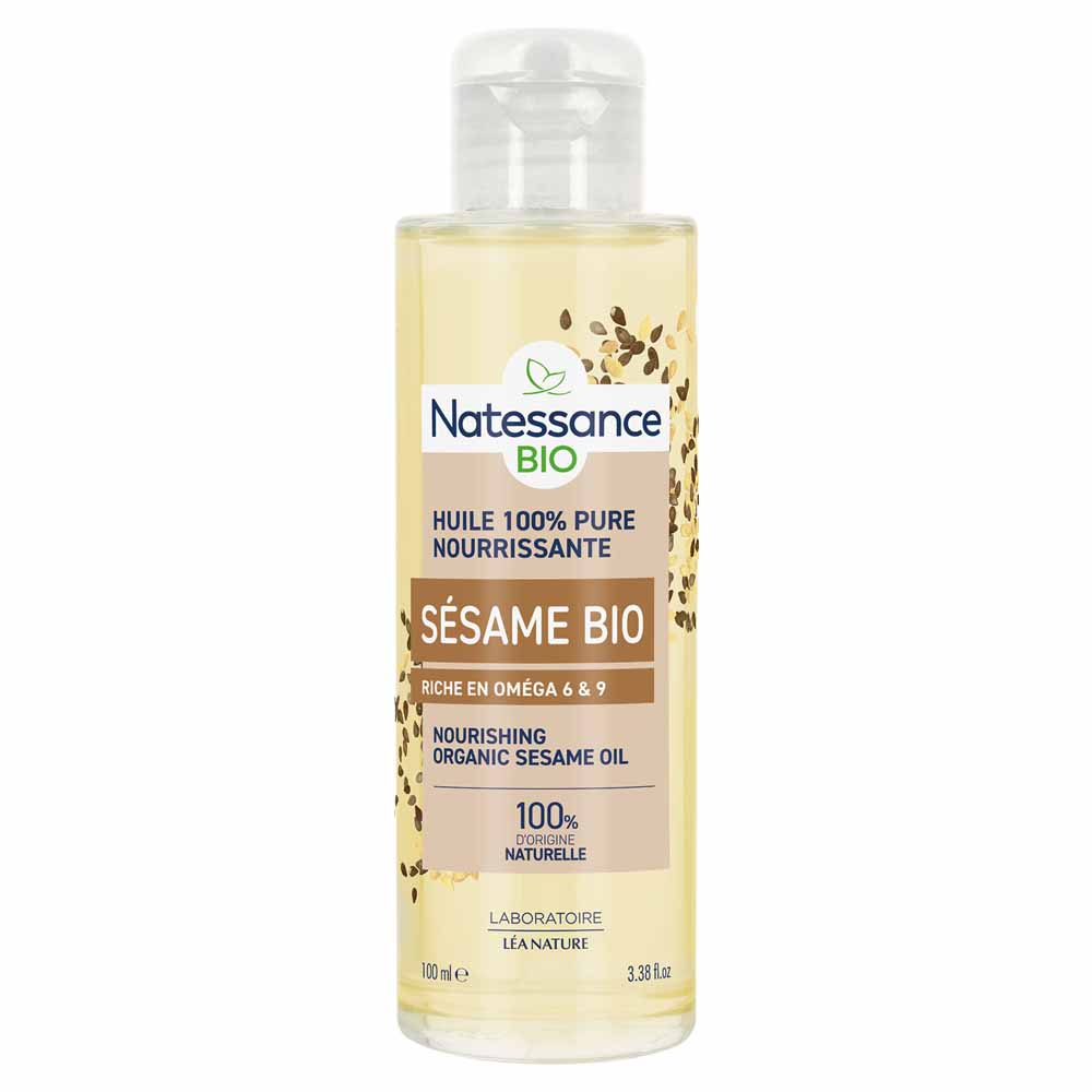 Natessance Aceite de sésamo bio aceite puro nutritivo 50 ml