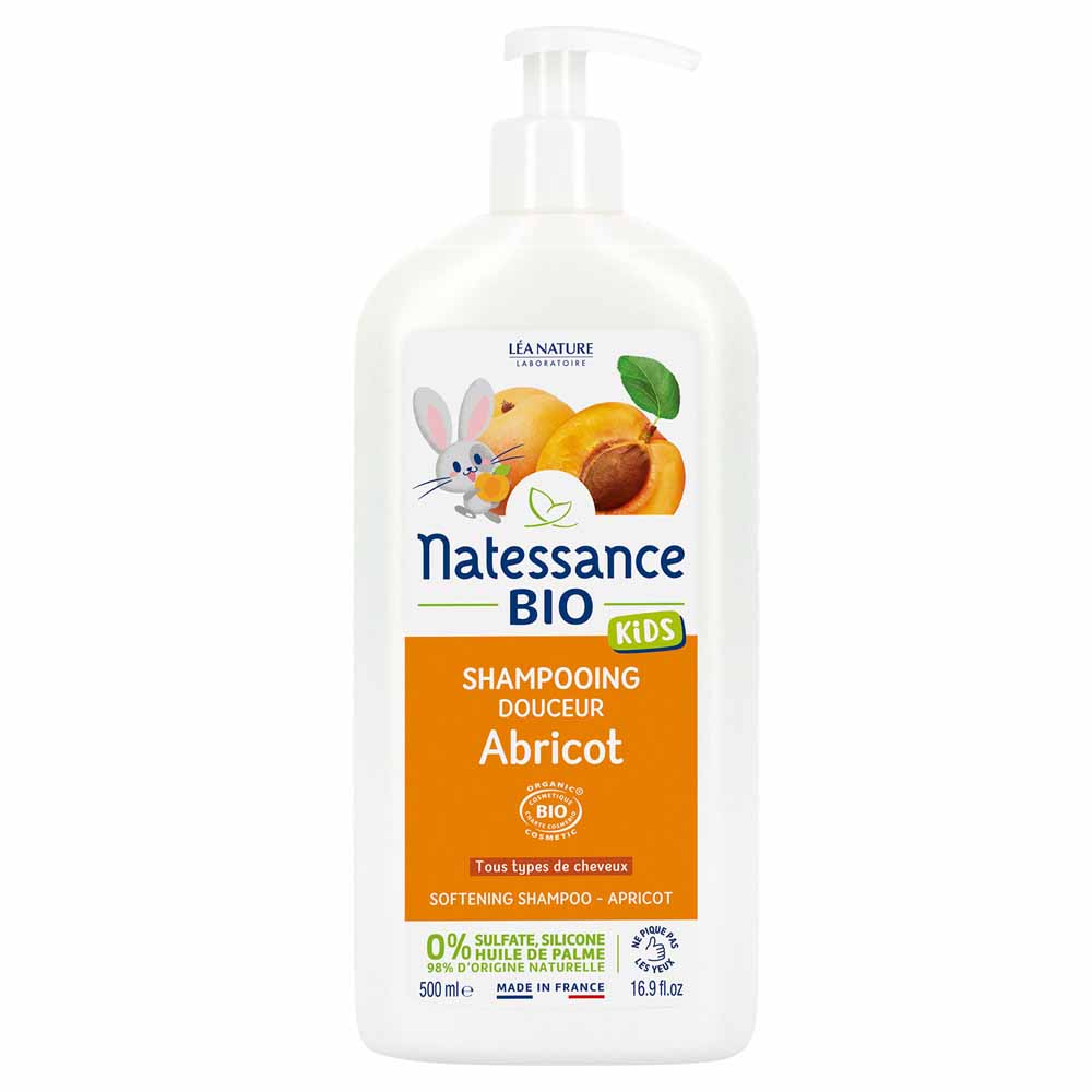 Natessance Kids Champú al albaricoque 500 ml