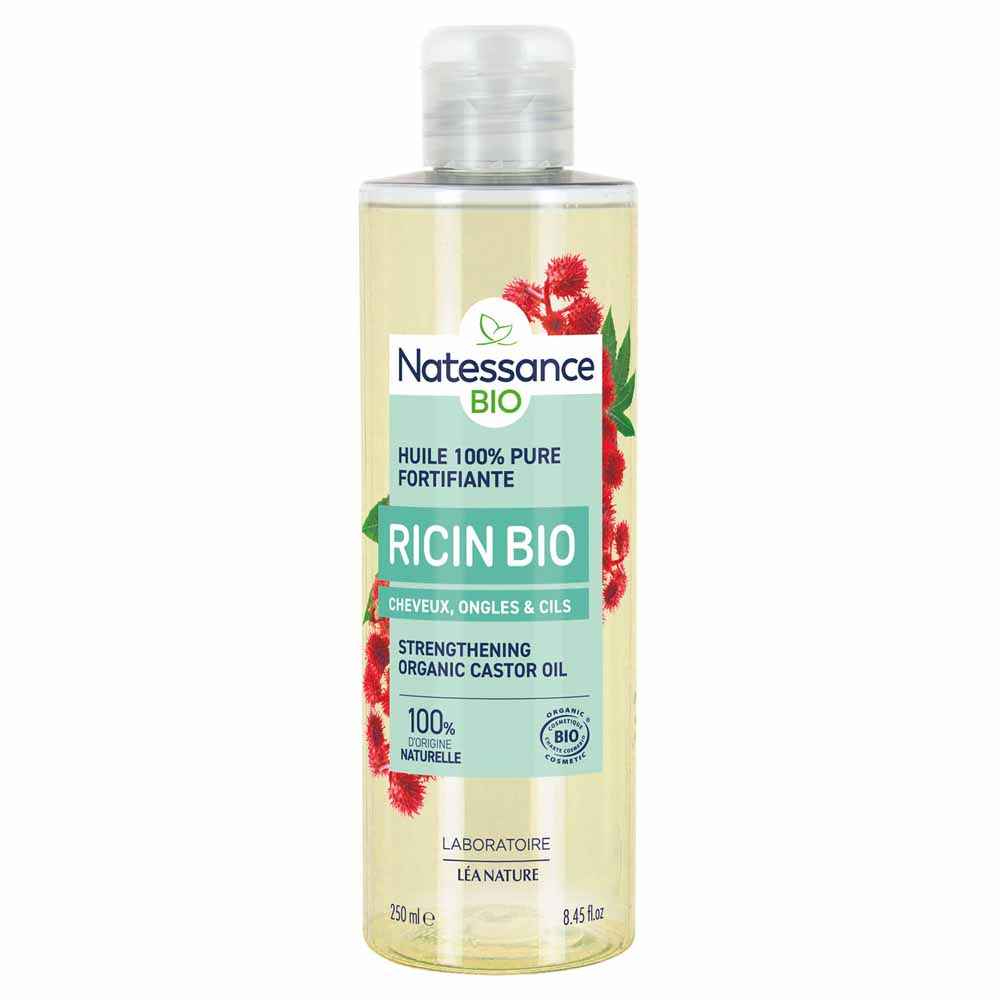 Natessance Ricino Aceite bio justo puro fortalece y regenera 250 ml