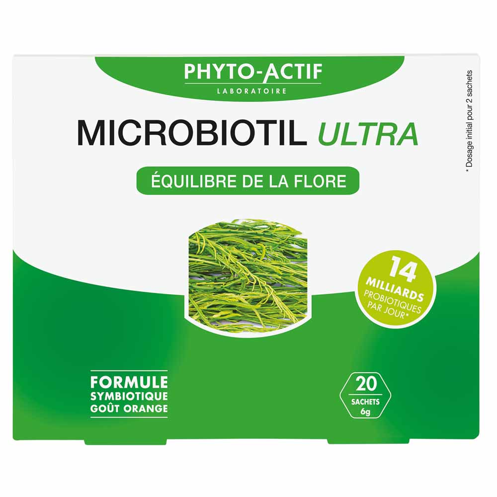Phyto-Actif Microbiotil Ultra sabor naranja 20 sobres