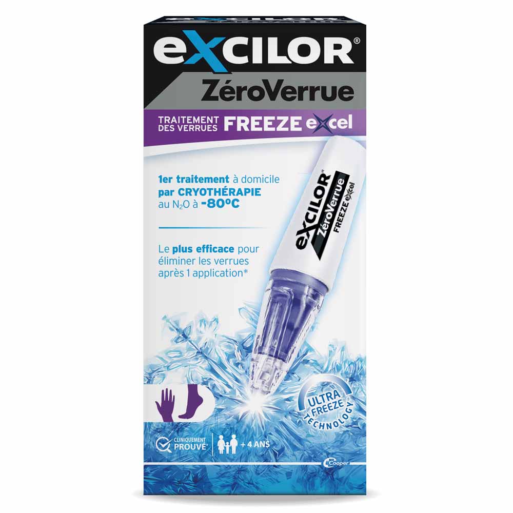 Excilor ZerroVerrue Excel Freeze Tratamiento verrugas Freeze Excel 14.3g