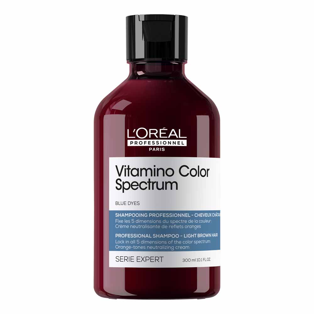 L'Oréal Professionnel Vitamino Color Spectrum Champú neutralizante naranja para cabellos castaños 300 ml