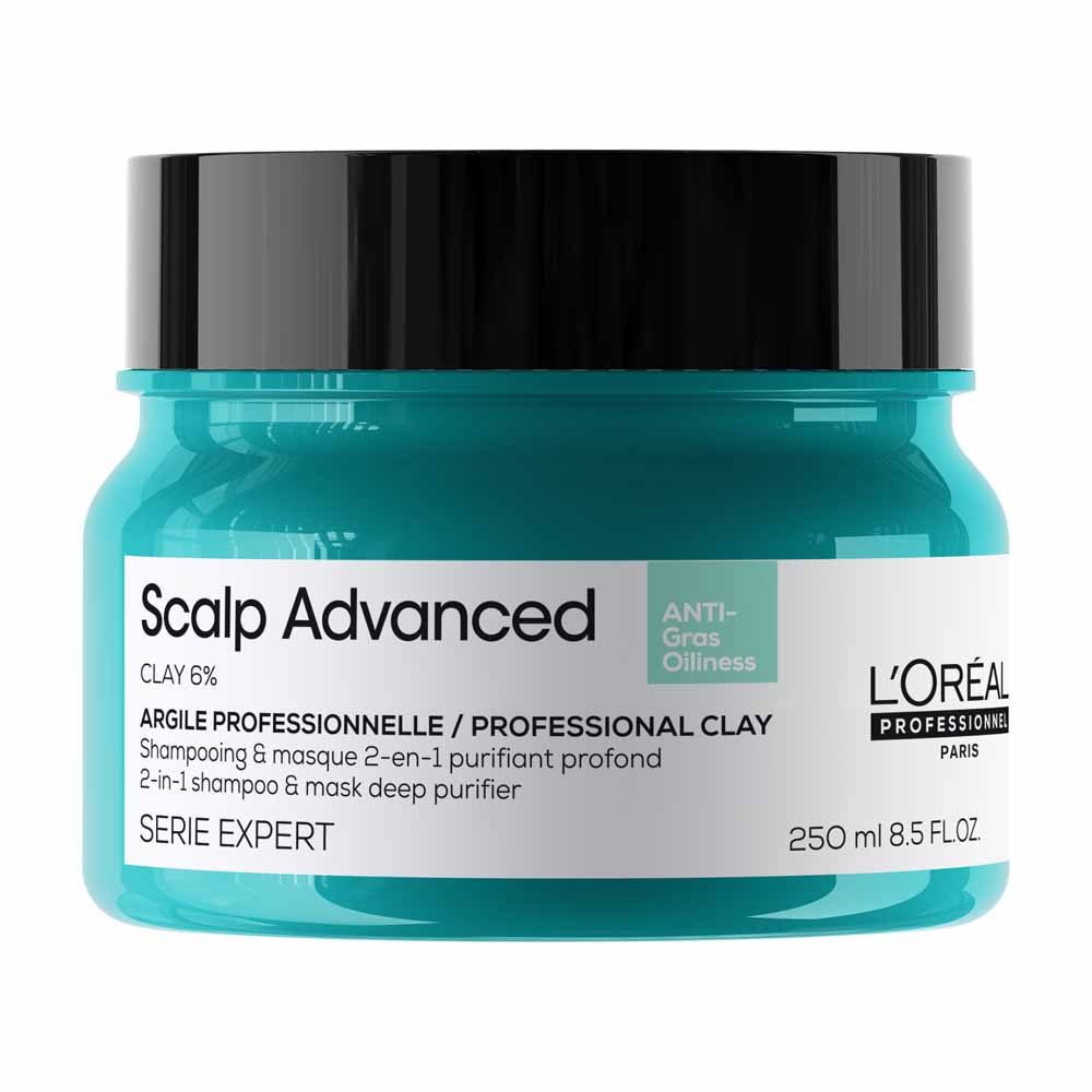 L'Oréal Professionnel Scalp Advanced Arcilla Profesional 2 en 1 champú y mascarilla 250 ml