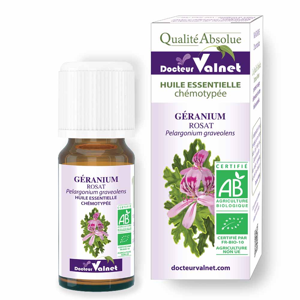 Dr. Valnet Aceite esencial de geranio rosa 10ml