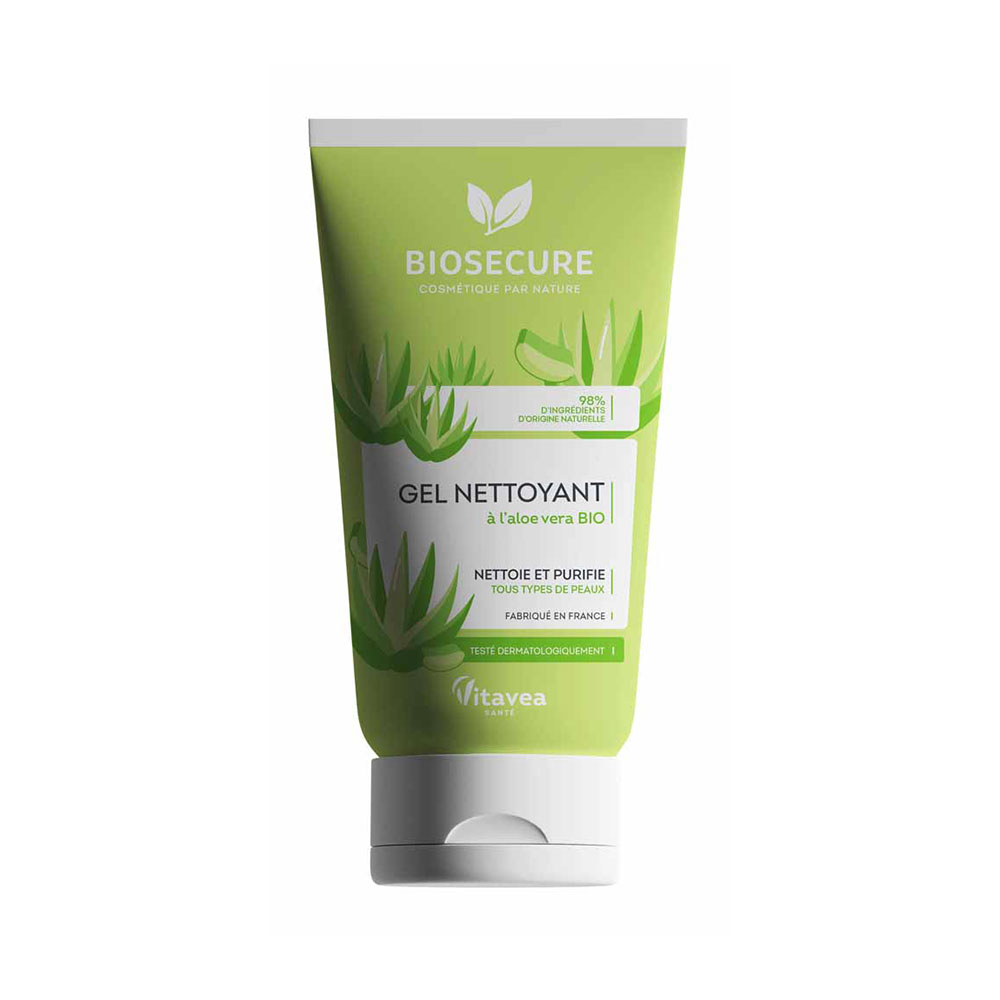 Bio Secure Gel limpiador aloe vera tous types de peau 150 ml