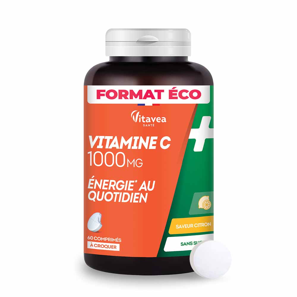 Vitavea Santé Vitamina C 1000 mg Energía cotidiana 60 comprimidos