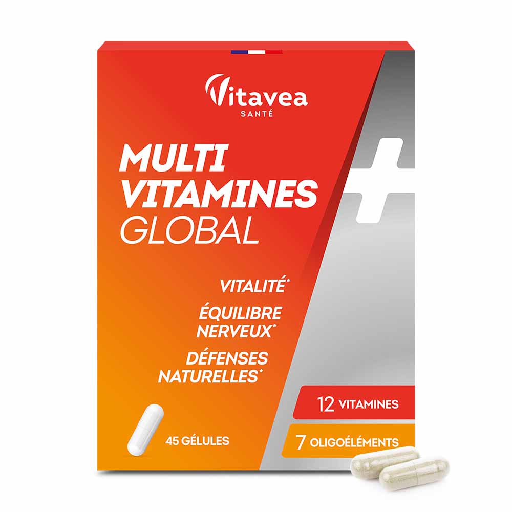 Vitavea Santé Multivitaminas global estrés y vitalidad 45 cápsulas