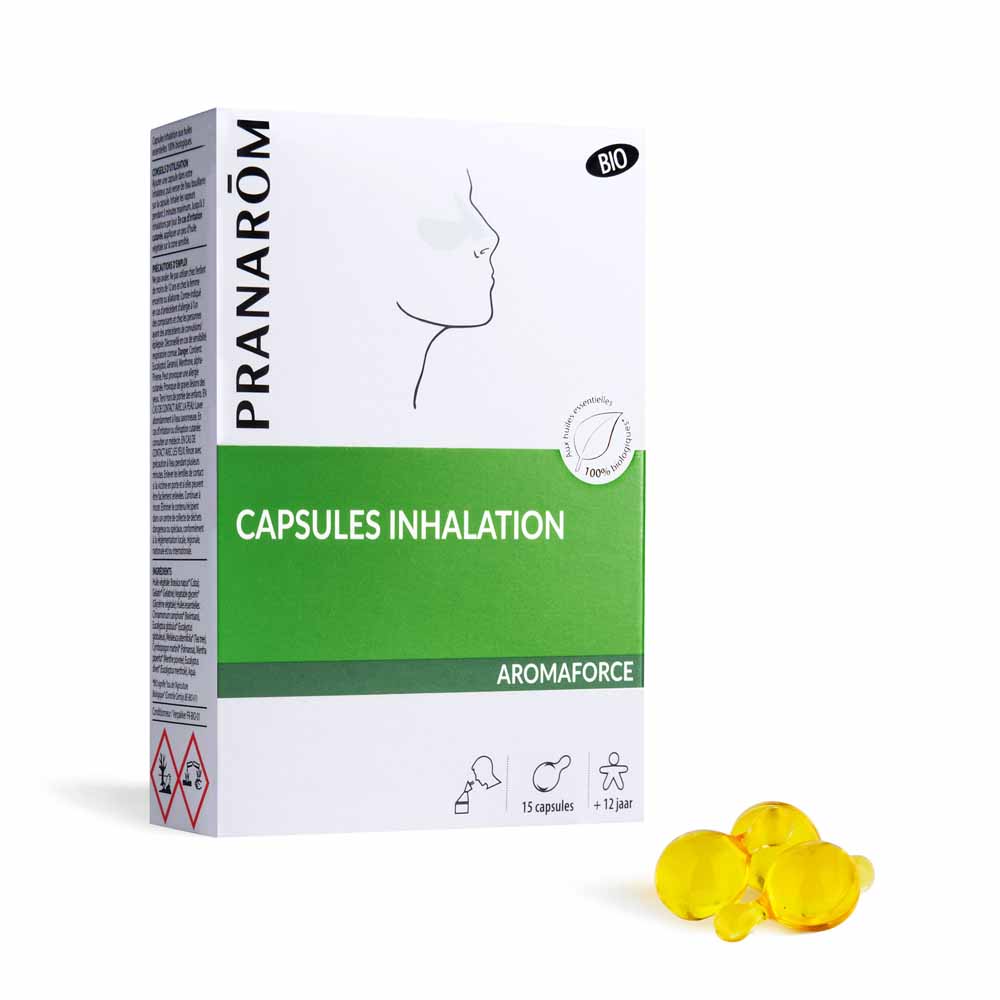 Pranarôm Aromaforce Cápsulas inhalación monodosis 15 Cápsulas