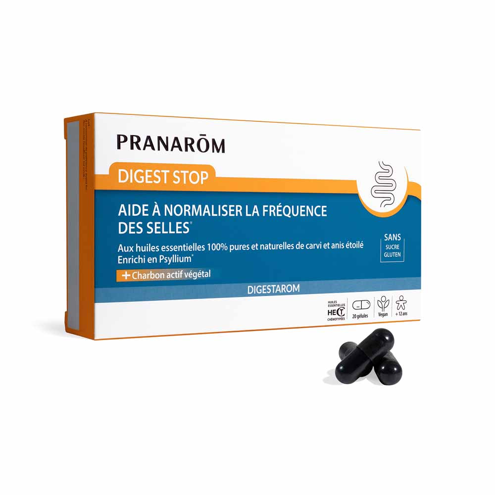 Pranarôm Digestarom Alivio digestivo con aceites esenciales 20 cápsulas